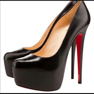 Christian Louboutin Daffodil 160 black leather 38